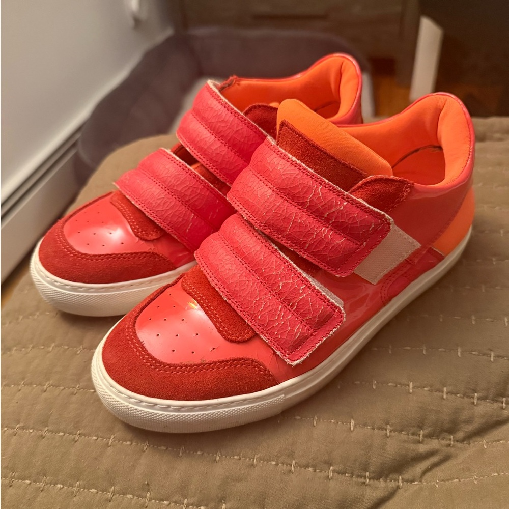 MM6 Maison Martin Margiela Red and Orange Sneakers